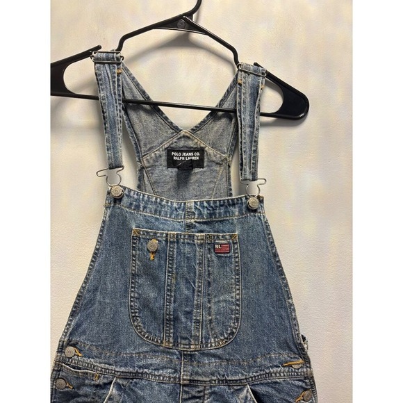 Vintage Ralph Lauren Polo Jeans Co. Womens Denim Overalls S